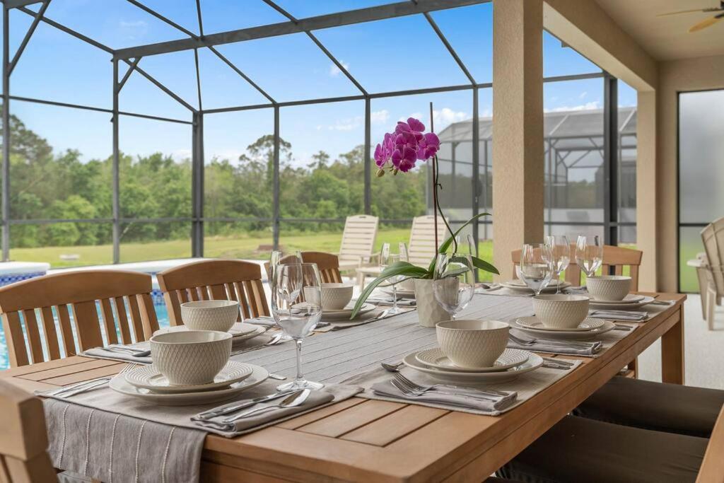 Lakeview W/8 Bedroom 5 Kingsuite 3 Miles To Disney Kissimmee Kültér fotó